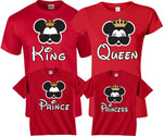 King & Queen Prince and Princes Set of 4