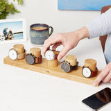 Watch Stand for Five Watches / Peach Wood Watch Storage