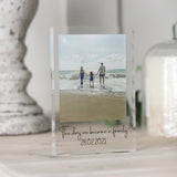 The Day We become Family acrylic Block