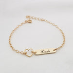 Baby name bracelet