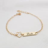 Baby name bracelet