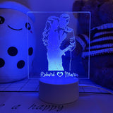 Picture Led Illusion Lamp  | Wedding or Anniversary Gift