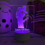 Picture Led Illusion Lamp  | Wedding or Anniversary Gift