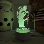 Picture Led Illusion Lamp  | Wedding or Anniversary Gift