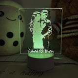 Picture Led Illusion Lamp  | Wedding or Anniversary Gift