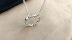 Hidden Message Ring Necklace