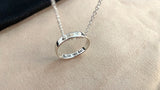 Hidden Message Ring Necklace