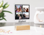 Personalized photo plaque for Sister