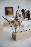 Instagram Style Personalized Photo Print with Flowers --  Anniversary Gift for Him