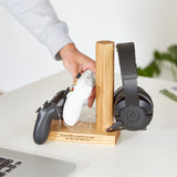 Personalised Name Controller And Headset Gaming Stand
