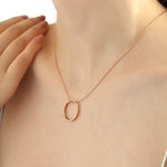 Hidden Message Ring Necklace