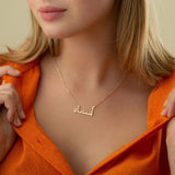 Asma name necklace