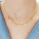 Alphabets Name necklace