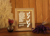 Dear Mom Frame Lamp - Unique Mothers Day gift
