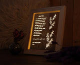 Dear Mom Frame Lamp - Unique Mothers Day gift