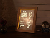 Dear Mom Frame Lamp - Unique Mothers Day gift