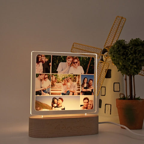 Photo Collage Led NIght Lamp