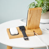 Personalized Apple iPhone, Airpods & Watch Charging Stand | Personalized Apple Accessories Docking Station | Gift For Him |