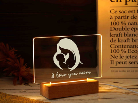 Led Lamp for Mom | Customizeable gift for Mother