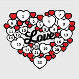 Heart Photo Frame | Multiple pictures