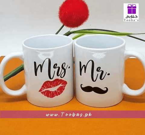 Mr & Mrs Mug | Couple Mugs | Husband Wife Mugs
