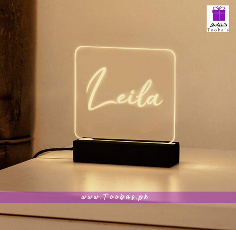 Name Led Lamp