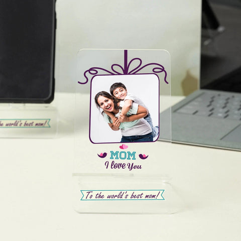 Mom I Love You personlized Mobile stand