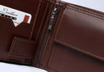 Zipper Leather Wallet 