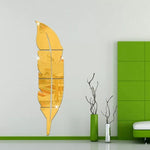 FeatherMirror Wall decor stickers