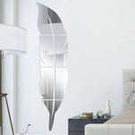 FeatherMirror Wall decor stickers