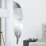 FeatherMirror Wall decor stickers