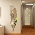 FeatherMirror Wall decor stickers