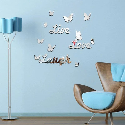 Home Decor DIY Mirror Wall Acrylic decals