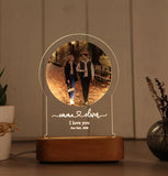 Personalized Night Light with Your Photo - Romantic Gift for Couples