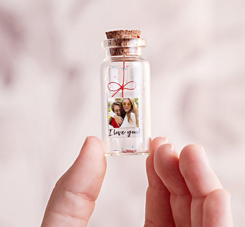 Customized Glass Tiny Bottle with Picture