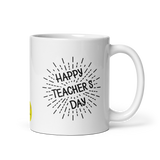 Teachers Name Mug White